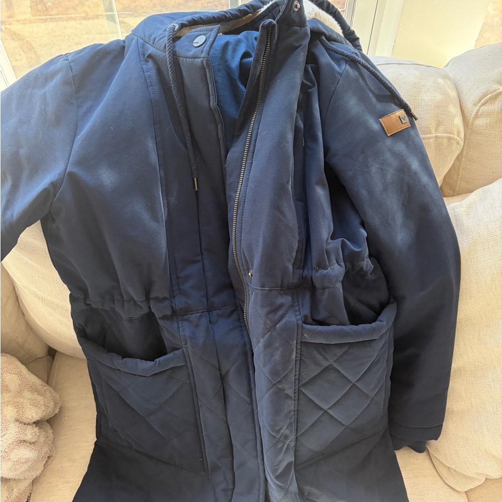 Women’s Navy Blue Snowboarding Jacket- Medium